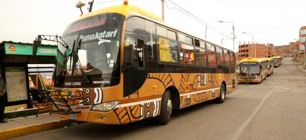 Parada final Cosmos 85 - Ruta Villa Salomé, distrito 16.