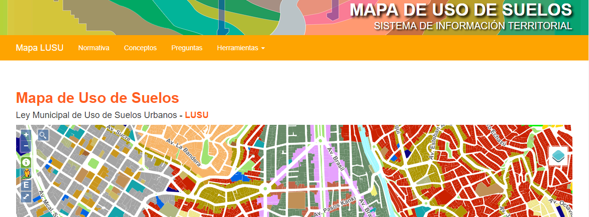 Lusu - Mapa