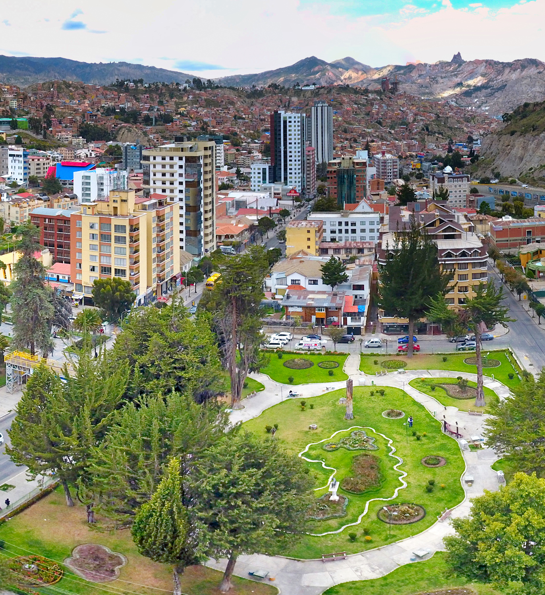 Ciudad de La Paz - Plaza Obrajes