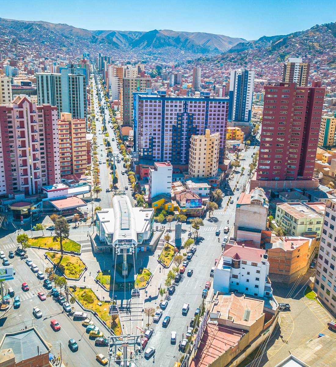 Vistas Ciudad de La Paz - Plaza San Martín