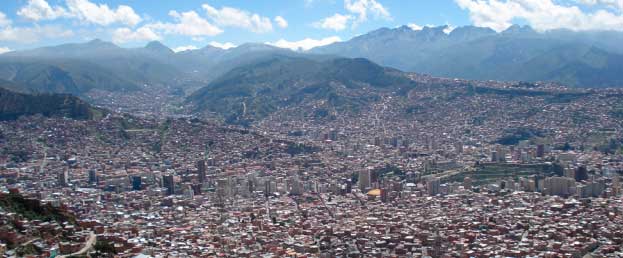 Vista Centro de la ciudad de La Paz