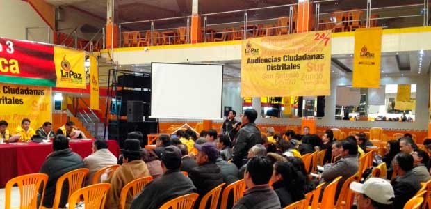 Audiencia ciudadana macrodistrito Periférica.