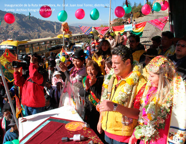 Inauguración de la Ruta Integradora, Av. Gral. Juan José Torrez, distrito 12.