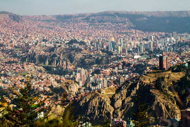 Vista La Paz desde Zona Sur